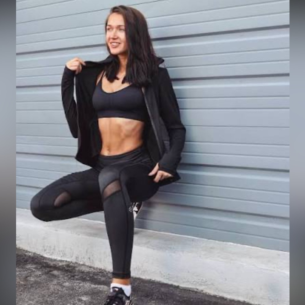 Women's Black Leggings with side pockets